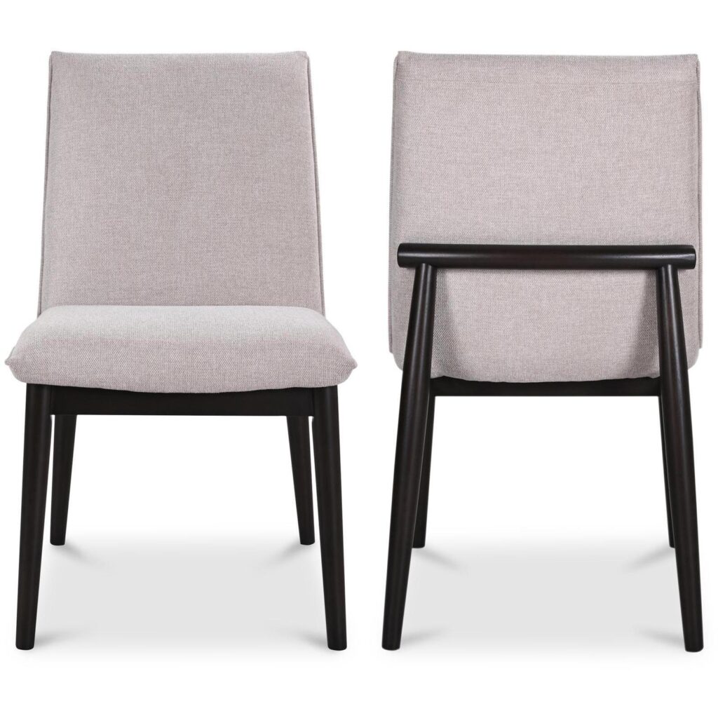 Charlie Dining Chair Beige– Set Of Two - Image 2