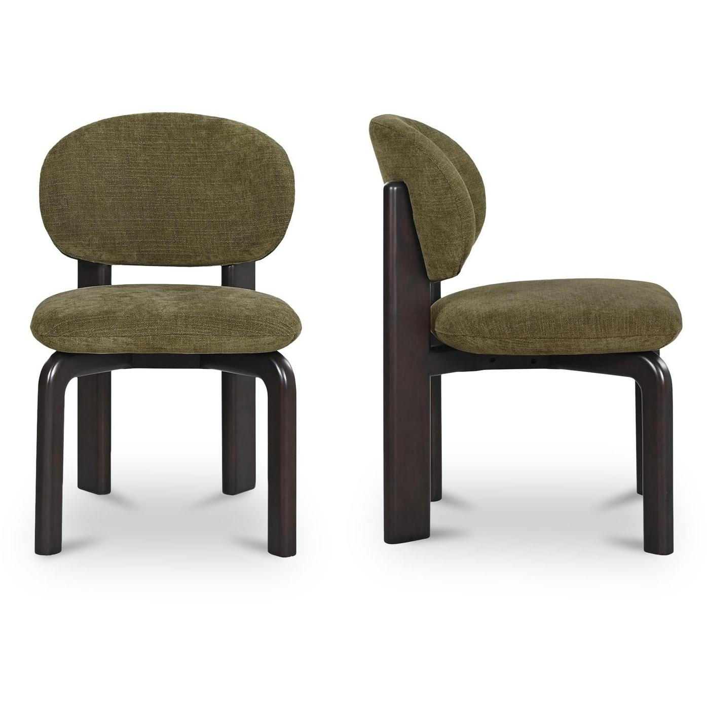 Sami Dining Chair Olive (Set of 2) 4 Sami Dining Chair Olive (Set of 2) - Image 4