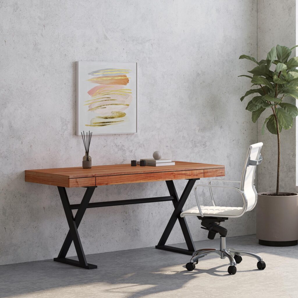 Reale Desk Walnut - Image 4