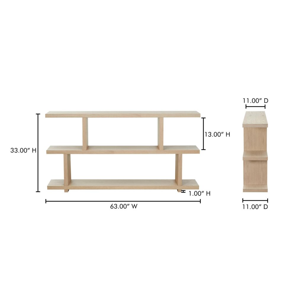 Miri Small Shelf Oak - Image 9