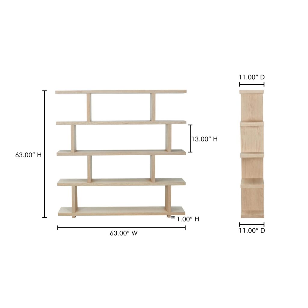 Miri Large Shelf Oak - Image 9