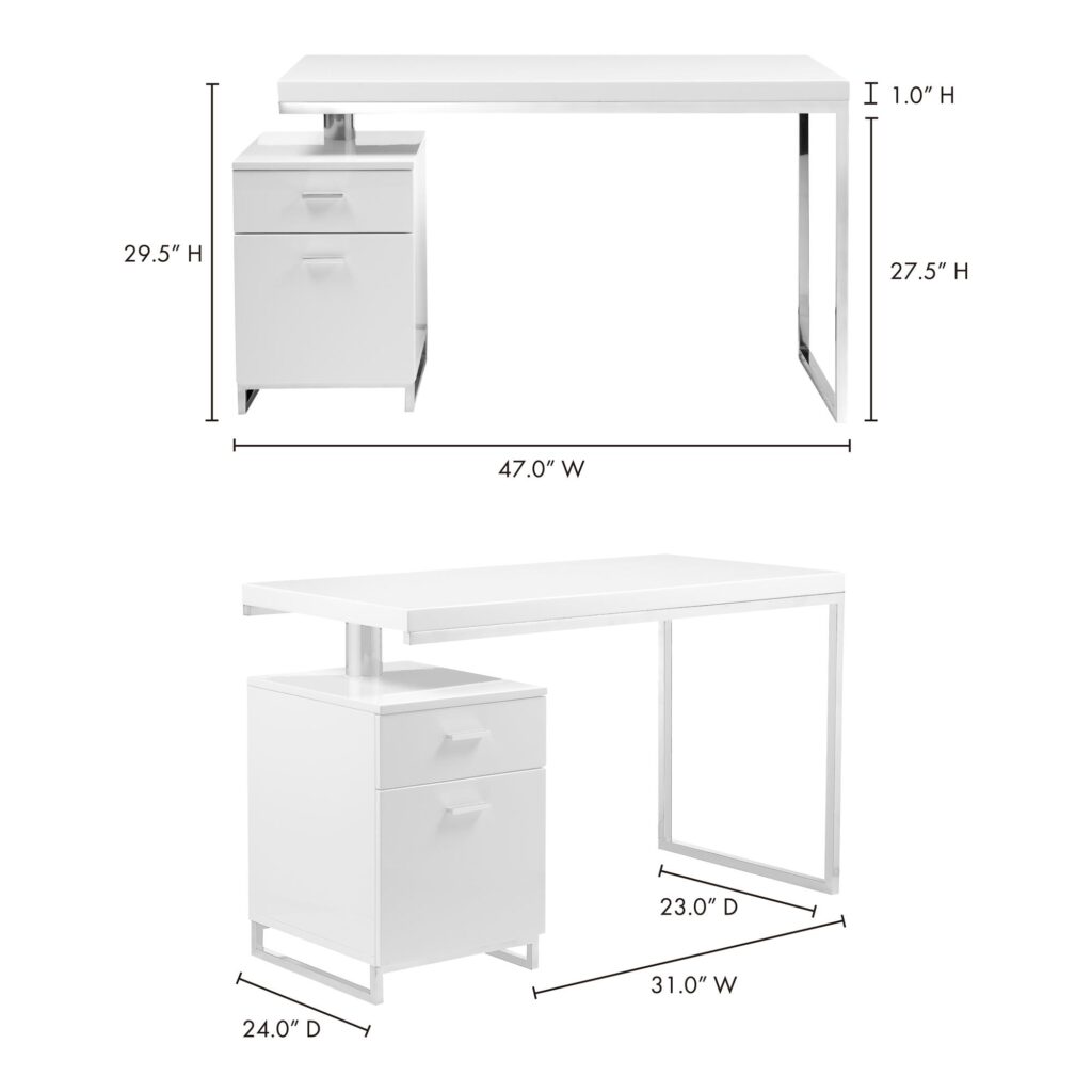 Martos Desk White - Image 6