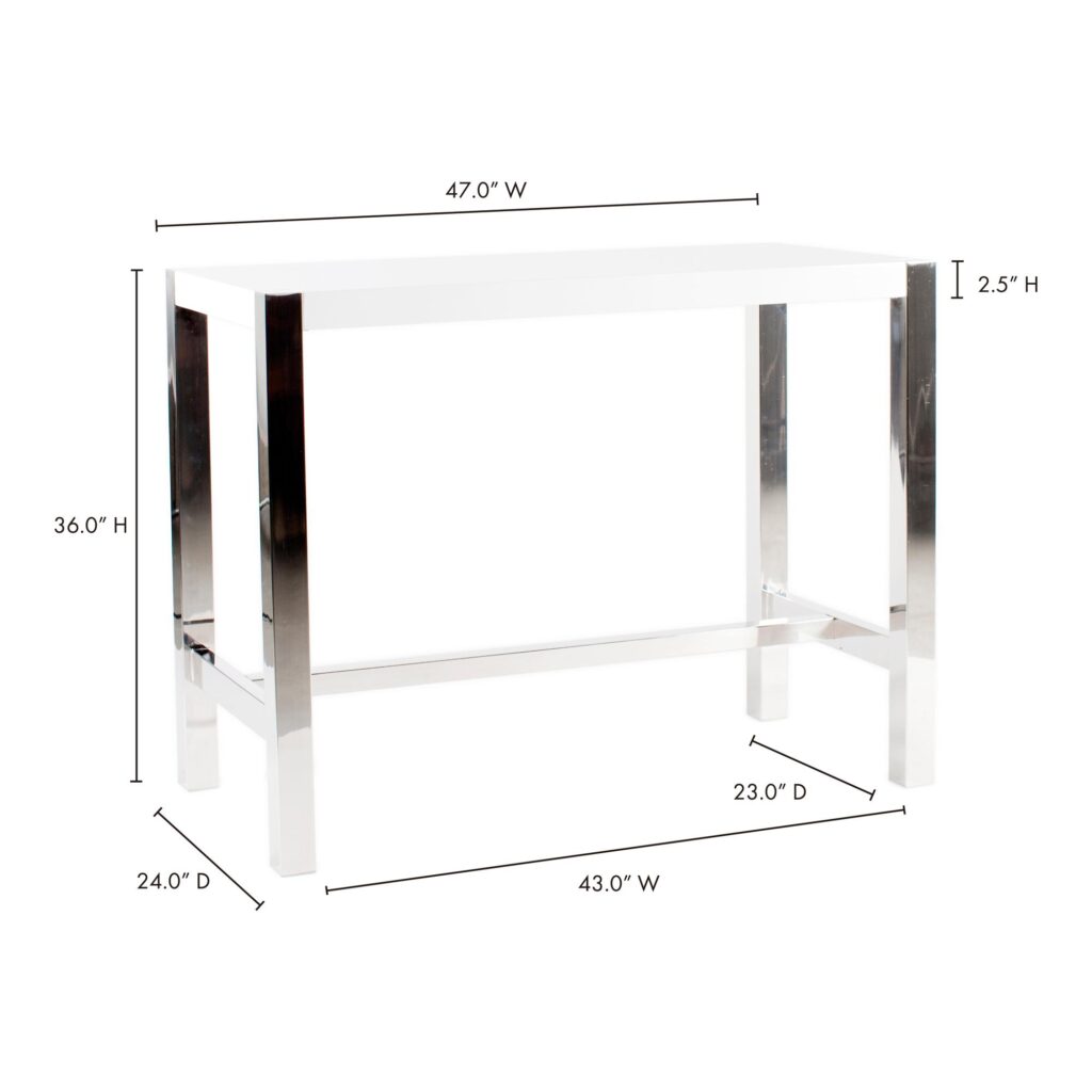 Riva Countertable White - Image 4