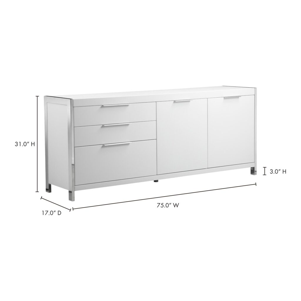 Neo Sideboard White - Image 6