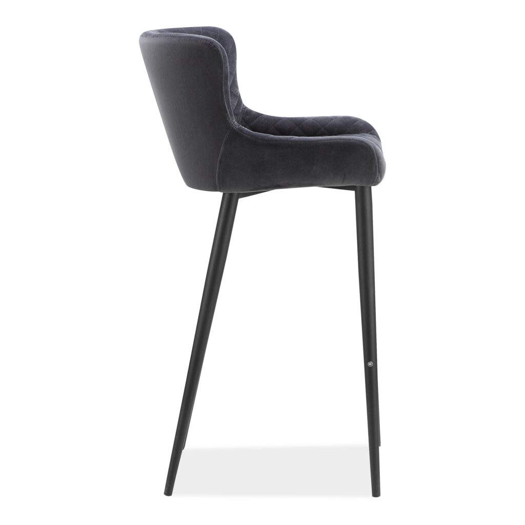 Etta Counter Stool Dark Grey - Image 2