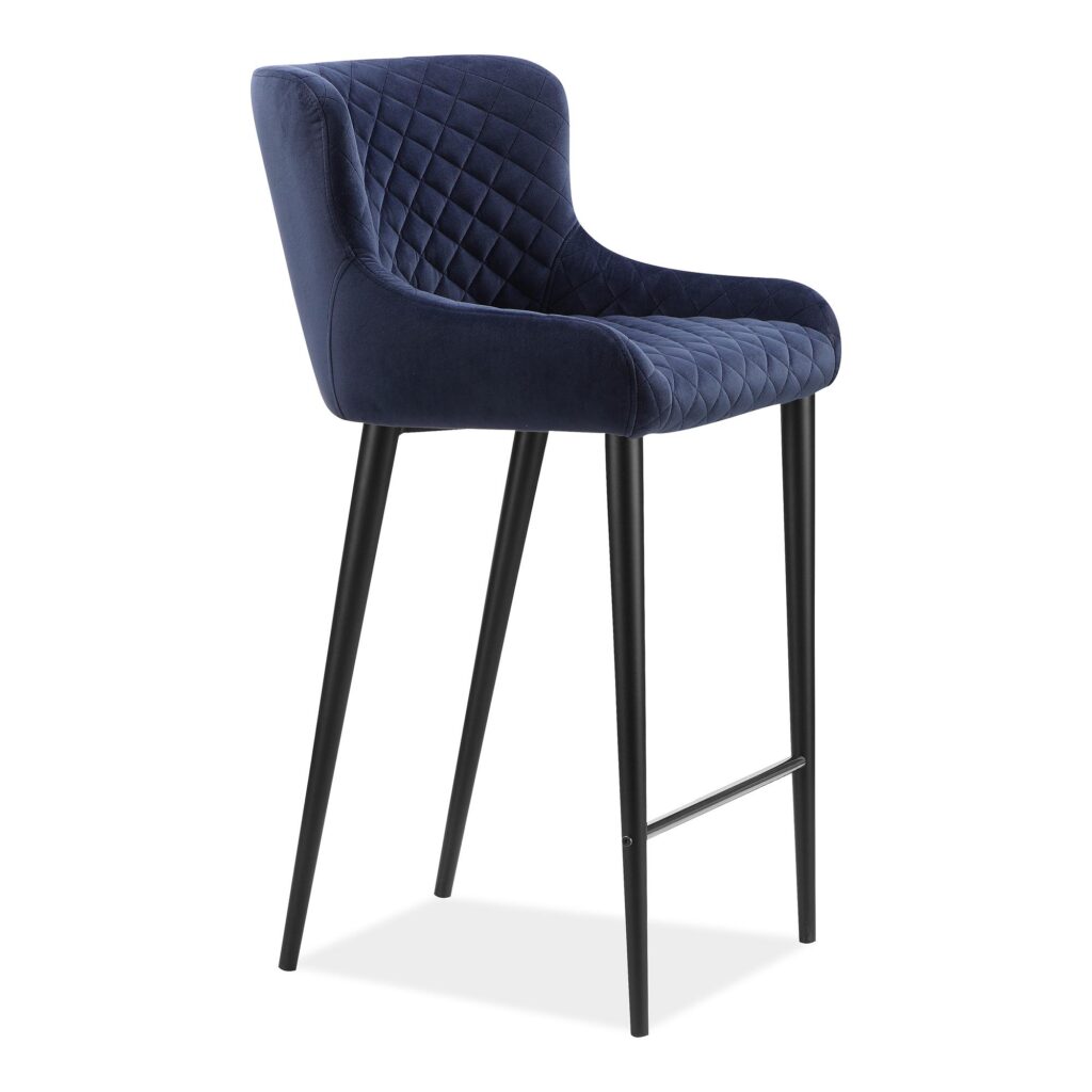 Etta Barstool Dark Blue - Image 2