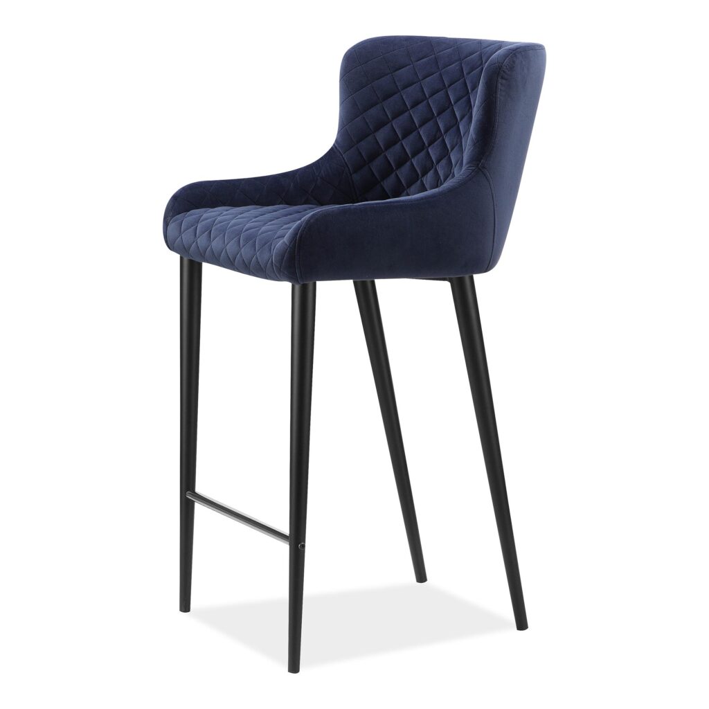 Etta Barstool Dark Blue - Image 4