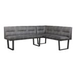 Hanlon Corner Bench Dark Grey 7 Hanlon Corner Bench Dark Grey ER-2066-25-0 ER 2066 25 01