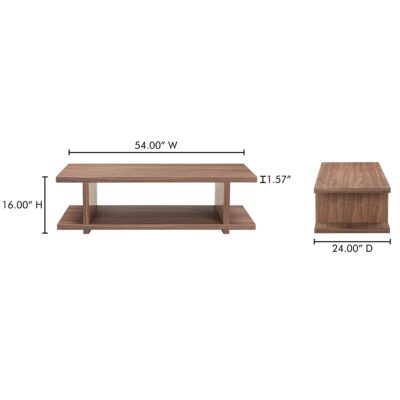 Miri Coffee Table Walnut ER-2096-03 ER 2096 03 70