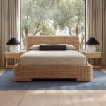 Claudia Bed Queen Natural ET-1003-24-0 ET 1003 24 0 10