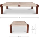 Kaia Outdoor Coffee Table Dark Brown ET-1005-20 ET 1005 20 70 dim