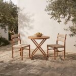 Perry Outdoor Bistro Table Natural 4 Perry Outdoor Bistro Table Natural ET-1007-24 ET 1007 24 10