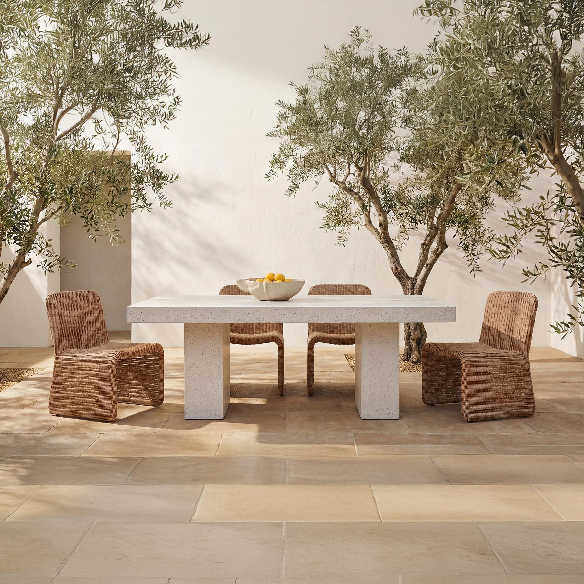 Ella Outdoor Dining Chair Natural-Set of Two 2 Ella Outdoor Dining Chair Natural-Set of Two - Image 2