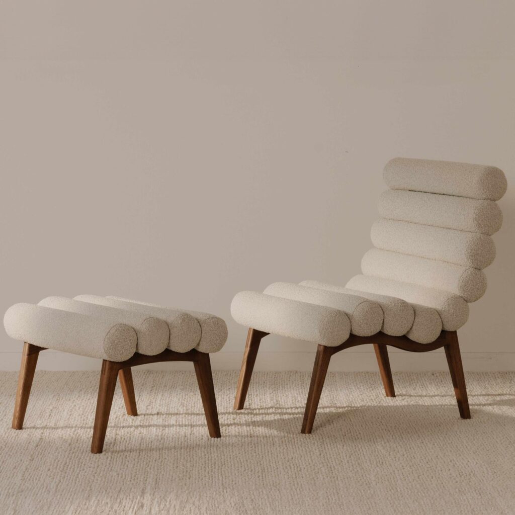 Arlo Accent Chair Off White - Image 7