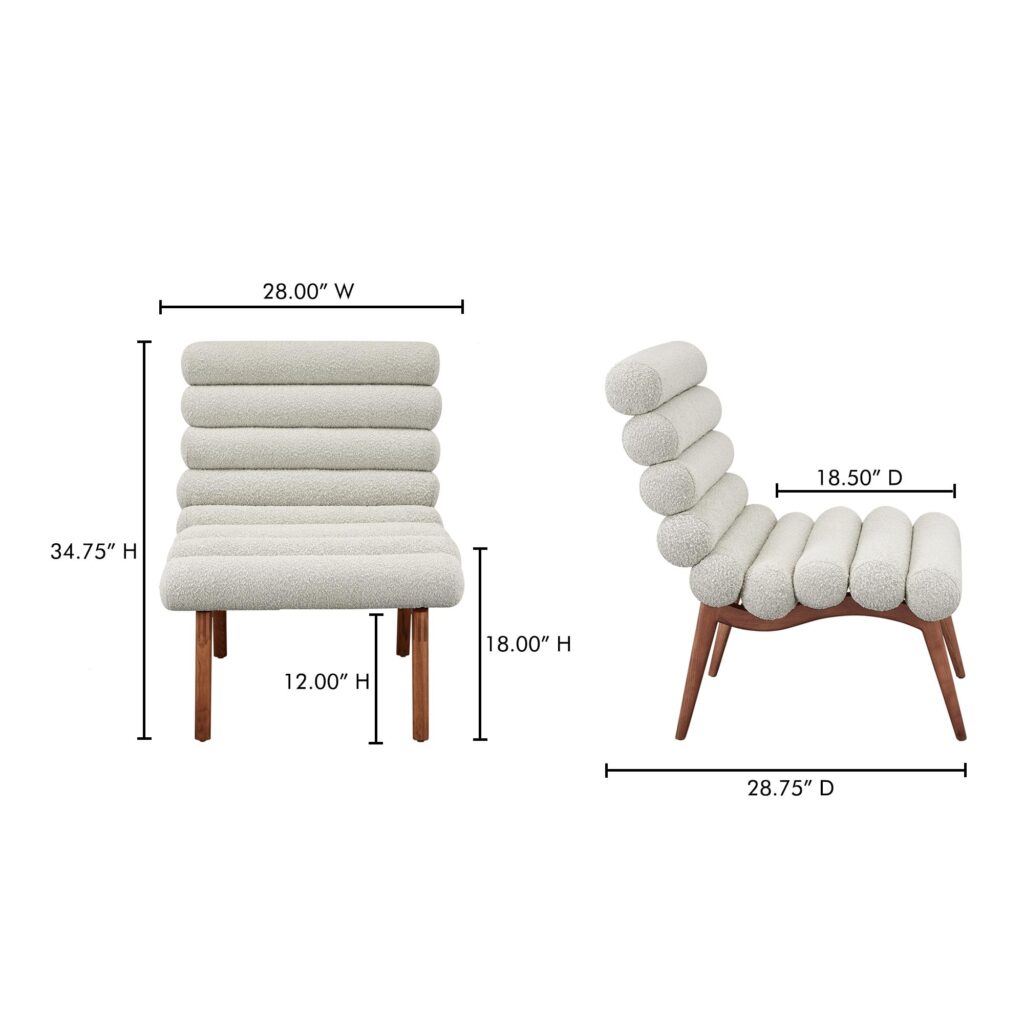 Arlo Accent Chair Off White - Image 8