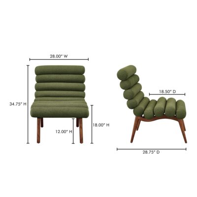 Arlo Accent Chair Dark Green EW-1013-27 EW 1013 27 70