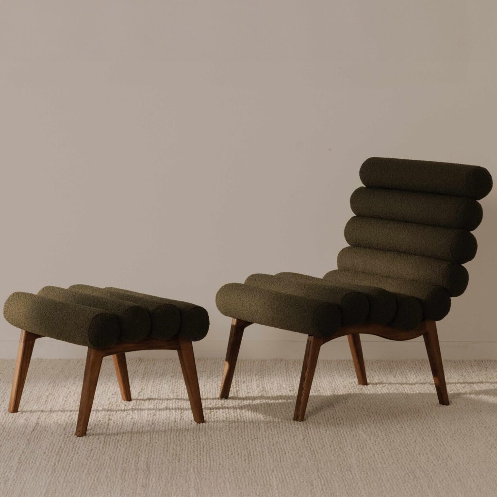 Arlo Stool Dark Green - Image 7