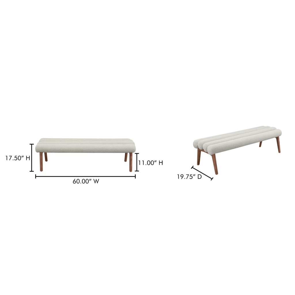 Arlo Bench Off White - Image 7