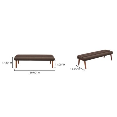 Arlo Bench Deep Brown EW-1015-20 EW 1015 20 70