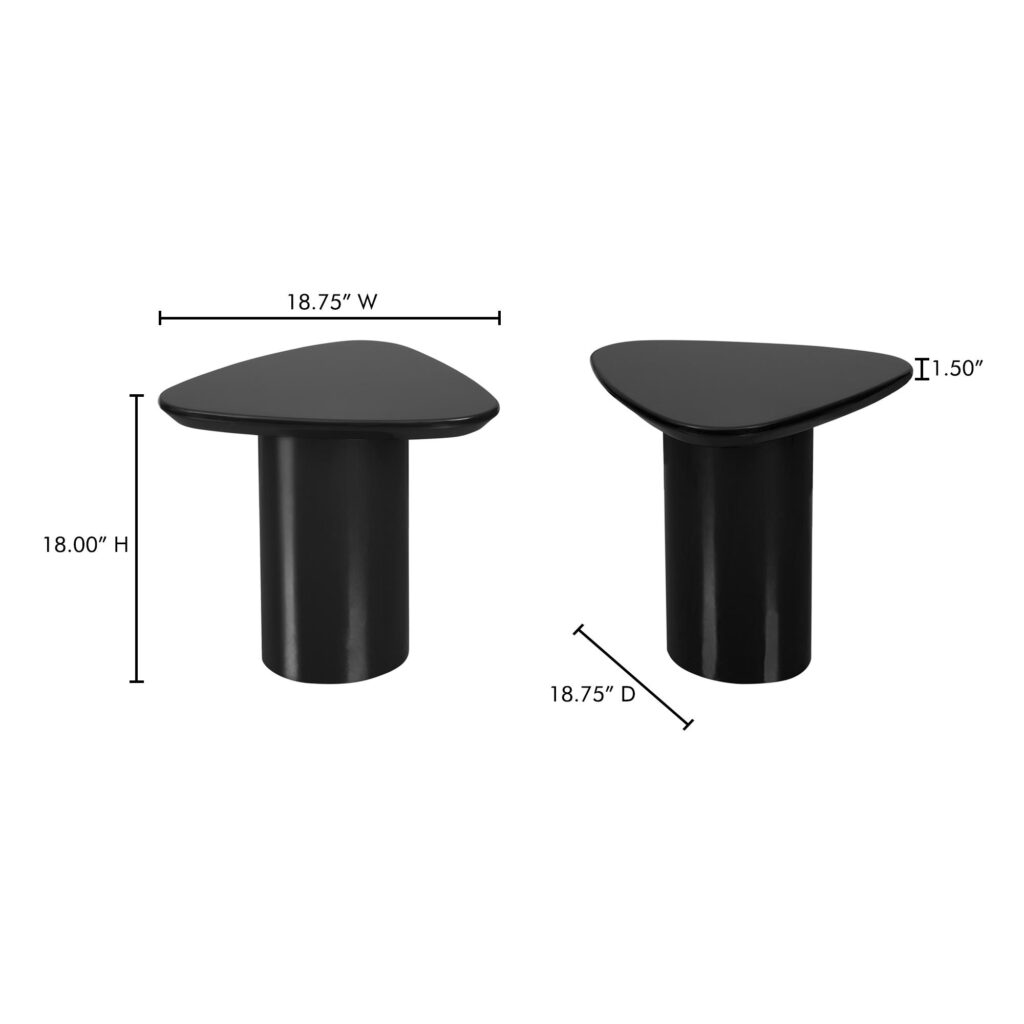 Edem Accentt Table Black Lacquer - Image 7