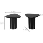 Edem Accentt Table Black Lacquer EW-1018-02-0 EW 1018 02 0 70