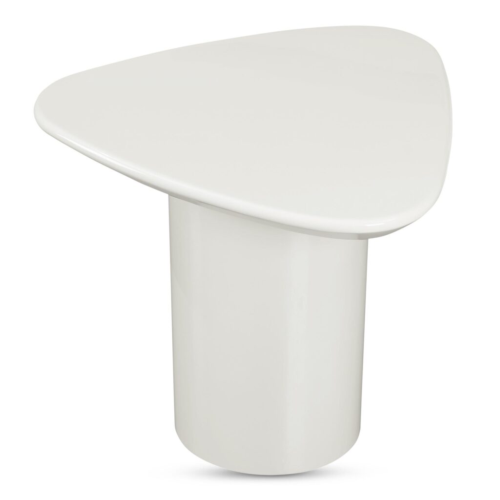 Eden Accent Table Ivory Lacquer - Image 2