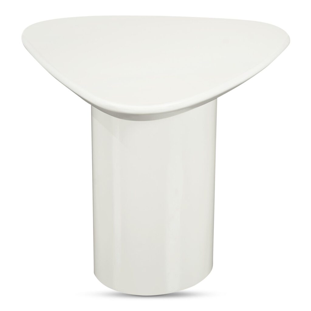 Eden Accent Table Ivory Lacquer - Image 3