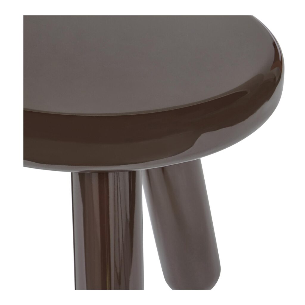 Joy Accent Table Dark Brown Lacquer - Image 4