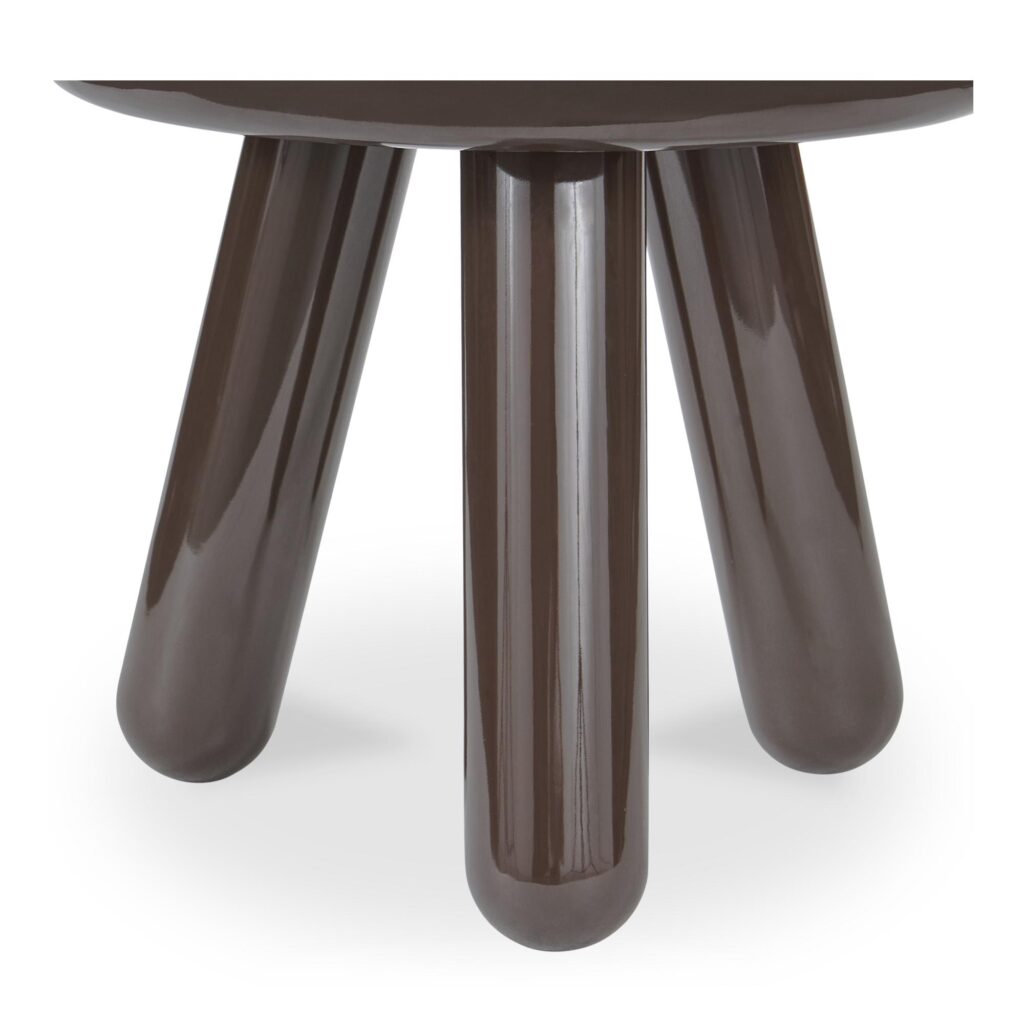 Joy Accent Table Dark Brown Lacquer - Image 5