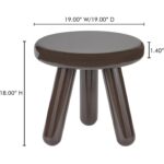Joy Accent Table Dark Brown Lacquer EW-1020-20 EW 1020 20 70