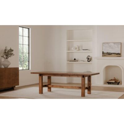 Mikoshi Large Dining Table Vintage Brown EW-1026-03-0 EW 1026 03 0 30