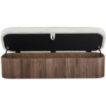 Sonny Bench Walnut EW-1031-03 EW 1031 03 Sonny front open shadsilo