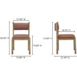 Villetta Dining Chair Deep Pink - Set of Two EW-1032-33 EW 1032 33 70