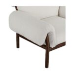 Cardero Lounge Chair Ivory 14 Cardero Lounge Chair Ivory EW-1038-05 EW 1038 05 Cardero closeup shadsilo