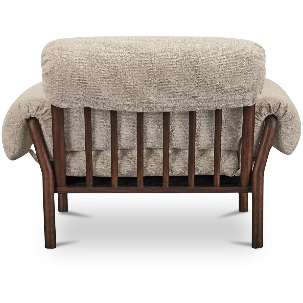 Cardero Lounge Chair Beige 4 Cardero Lounge Chair Beige - Image 4