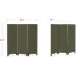 Garbo Screen Deep Olive Lacquer EW-1040-27 EW 1040 27 70 dim