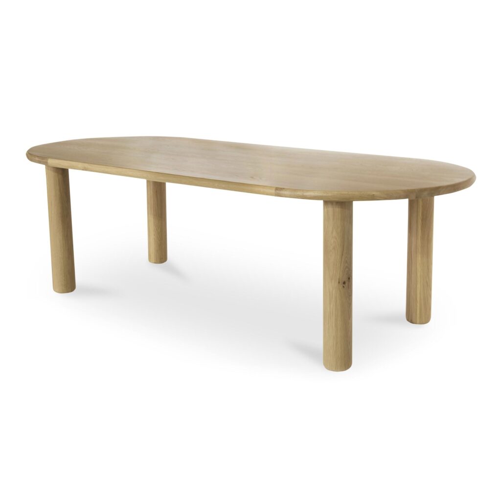 Milo Large Dining Table Oak - Image 4