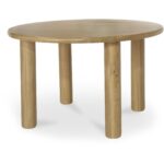 Milo Round Dining Table Oak 10 Milo Round Dining Table Oak FC-1003-24-0 FC 1003 24 0 02