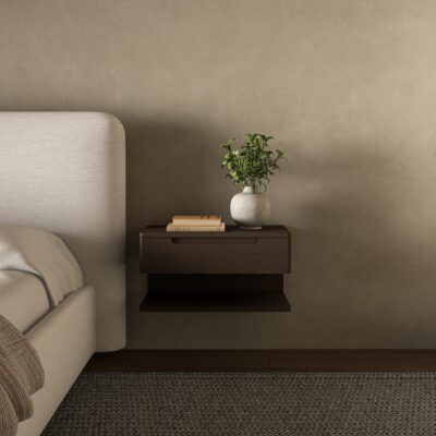 Jonah Floating Nightstand Dark Brown