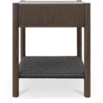 Millie Nightstand Dark Brown FC-1010-20 FC 1010 20 Millie back shadsilo