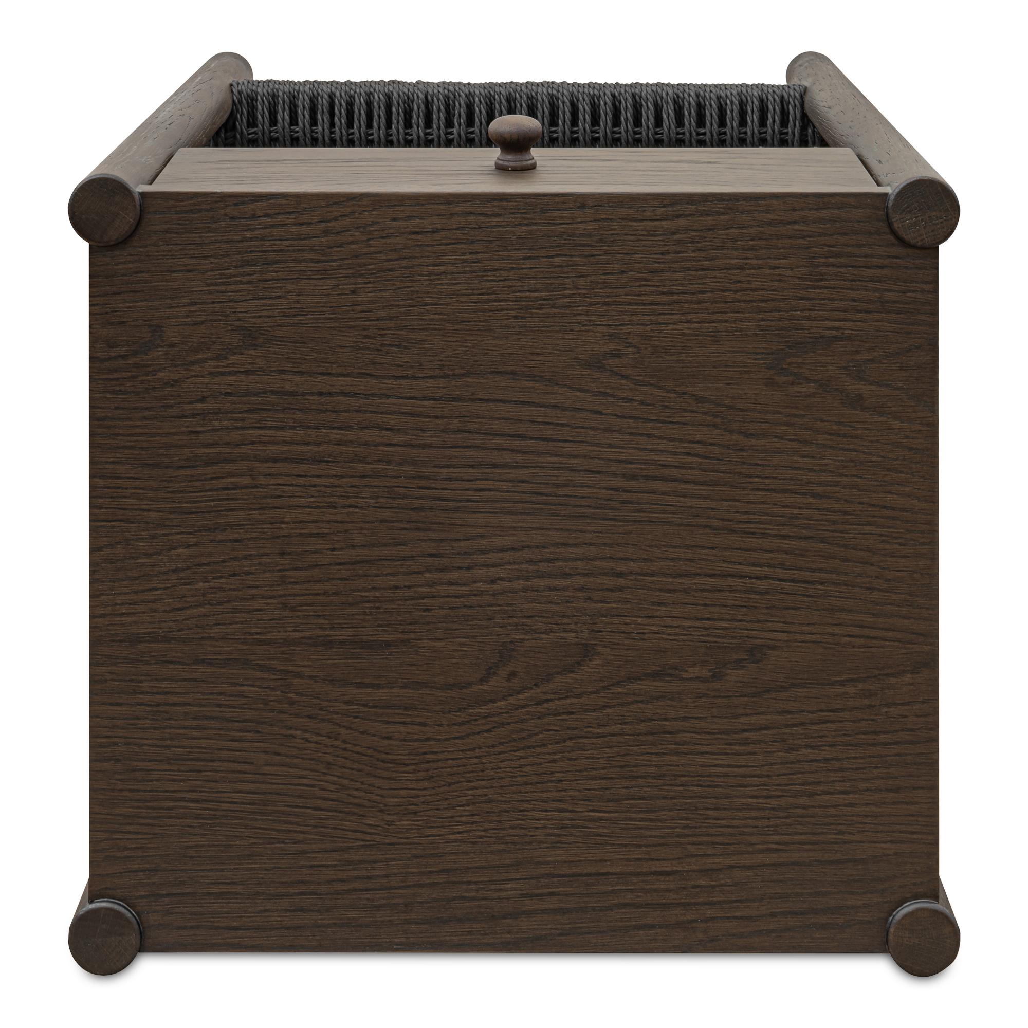 Millie Nightstand Dark Brown 5 Millie Nightstand Dark Brown - Image 5