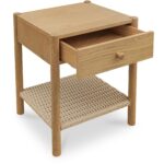 Millie Nightstand Natural FC-1010-24 FC 1010 24 Millie diagR open shadsilo