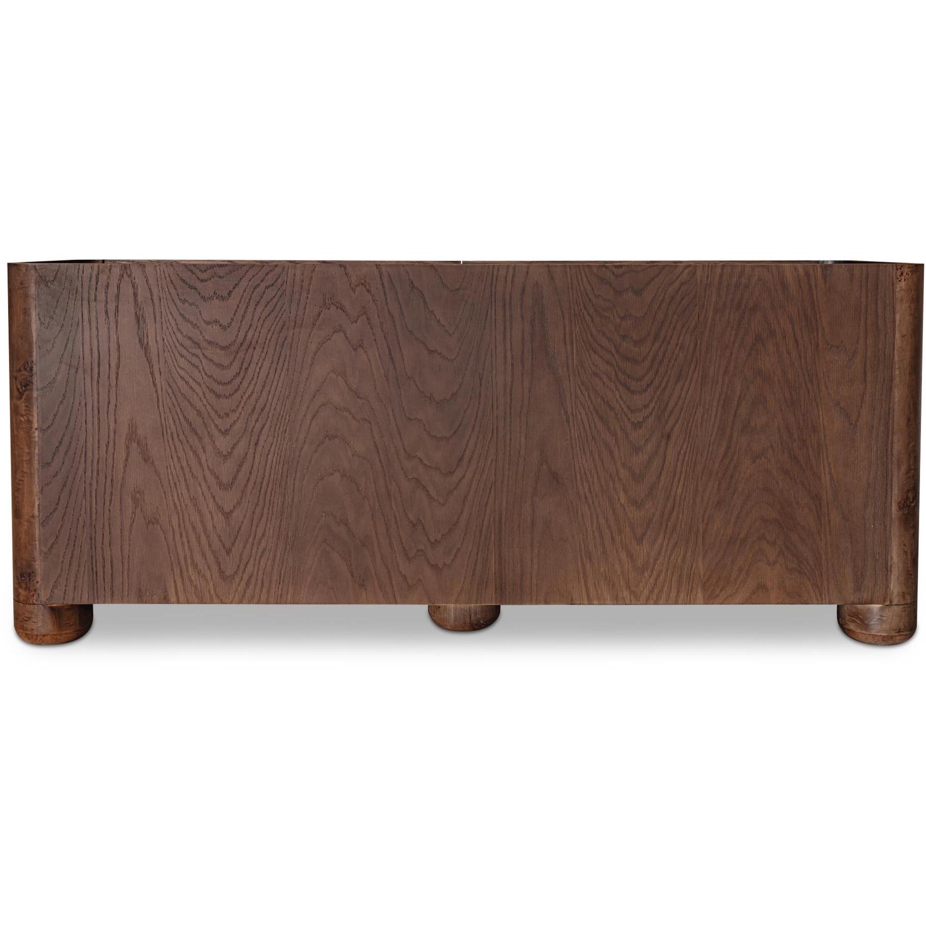 Gibson 6 Drawer Dresser Dark Brown 5 Gibson 6 Drawer Dresser Dark Brown - Image 5