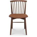 Marley Dining Chair Walnut-Set of Two FC-1013-03 FC 1013 03 Marley front shadsilo