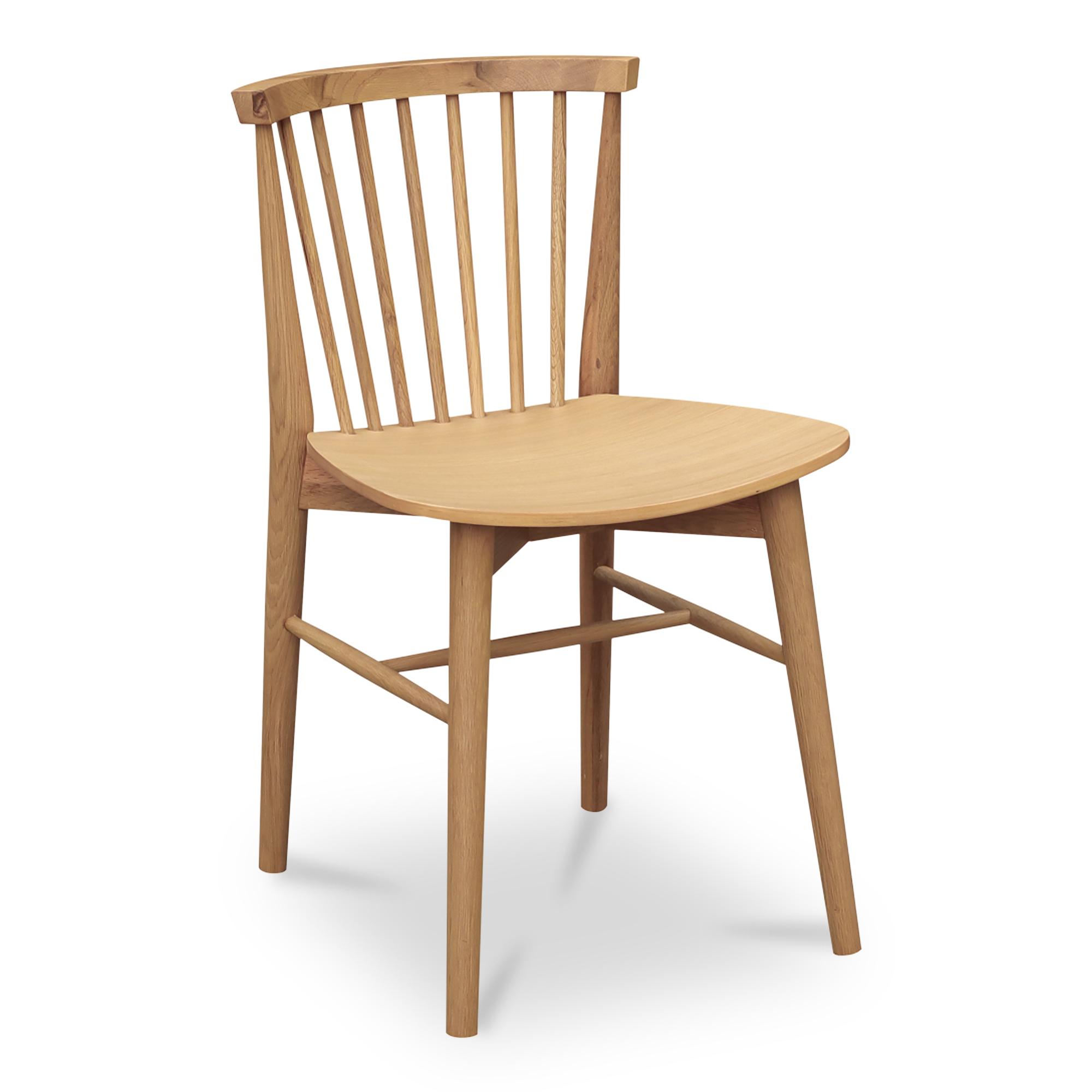 Marley Dining Chair Oak-Set of Two 2 Marley Dining Chair Oak-Set of Two - Image 2