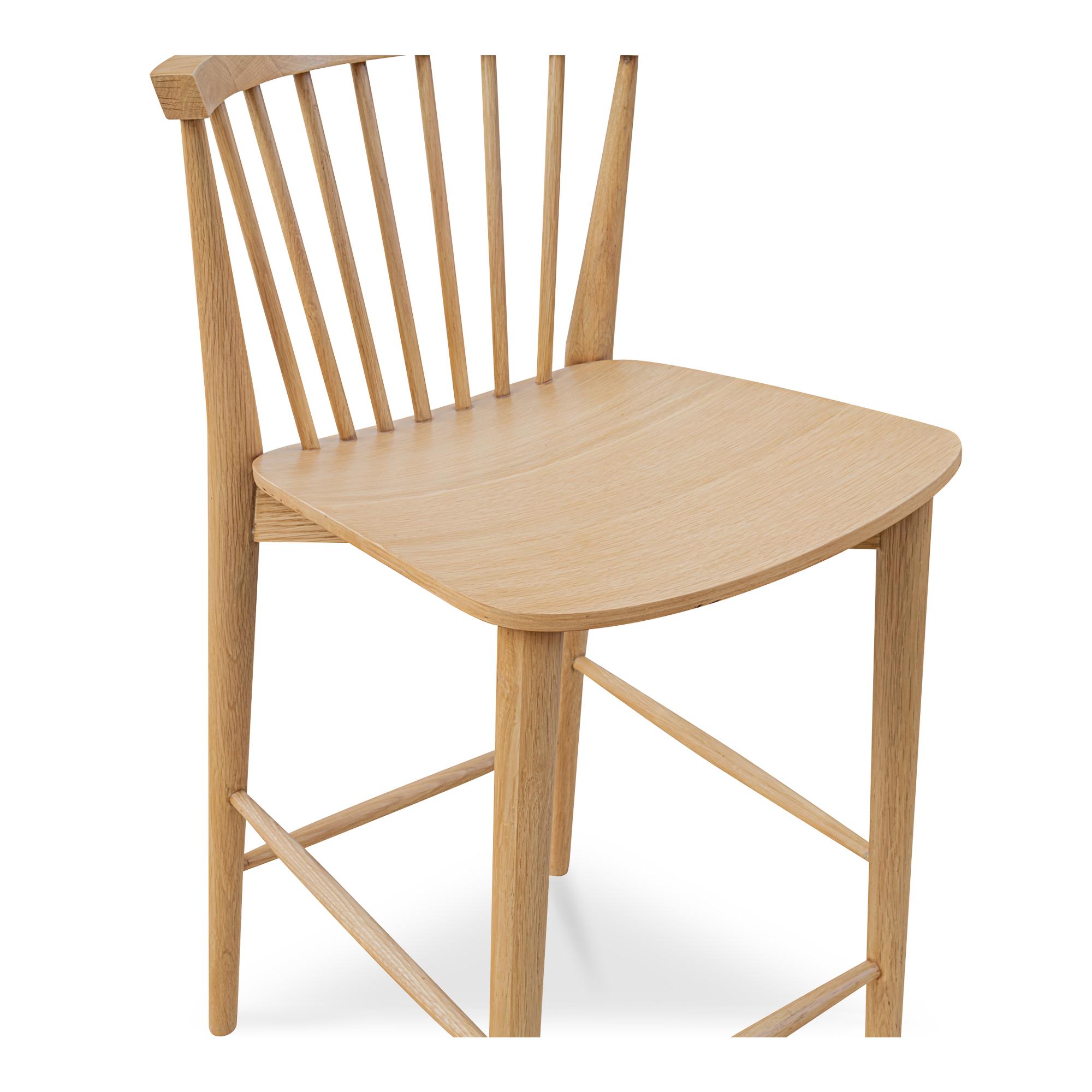 Marley Counter Stool Oak 7 Marley Counter Stool Oak - Image 7
