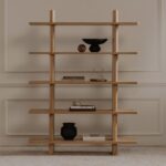 Casey Large Bookcase Rustic Oak FC-1015-24 FC 1015 24 00