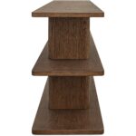 Casey Small Bookcase Dark Brown FC-1016-20 FC 1016 20 Casey side right shadsilo