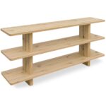 Casey Small Bookcase Rustic Oak FC-1016-24 FC 1016 24 Casey diagR shadsilo