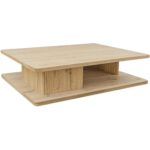 Casey Large Coffee Table Rustic Oak FC-1017-24 FC 1017 24 Casey diagR shadsilo